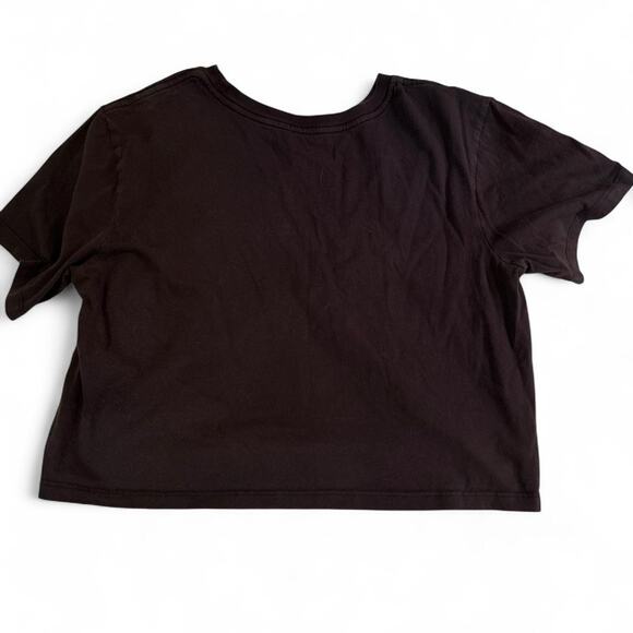 Black vans off the wall medium black crop t shirt - Picture 4 of 4